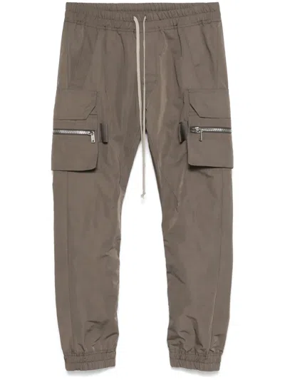 Rick Owens Mastodon Cargo Pants In Grey