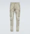 Rick Owens Mastodon Cargo Pants In Pearl