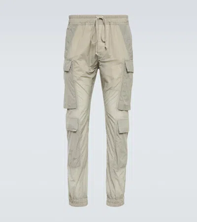 Rick Owens Mastodon Cargo Pants In Pearl
