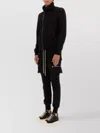 Rick Owens Mastodon Cargo Pockets Elastic Waistband Trousers In Black