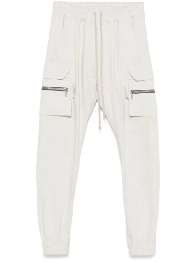Rick Owens Mastodon Cargo Trousers In Neutrals