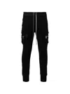 Rick Owens Mastodon Drawstring Cargo Pants In Black