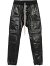 Rick Owens Mastodon Megacargo Jeans In Black
