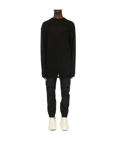 Rick Owens Mastodon Megacargo Slim Pants In Black