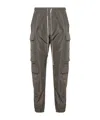 Rick Owens Mastodon Megacargo Tapered Trousers In Black