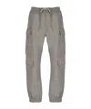 Rick Owens Mastodon Megacargo Tapered Trousers In Gray