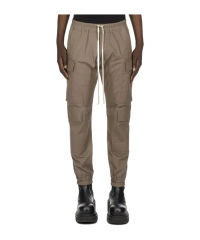 Rick Owens Mastodon Megacargo Trousers In Brown