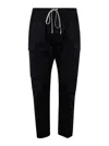 Rick Owens Mastodon Megacargo Trousers In Negro