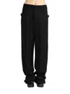 Rick Owens Black Hollywood Mastadon Trousers In Black