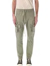 Rick Owens Celadon Slim-fit Cargo Pants With Versatile Pockets In Celadon