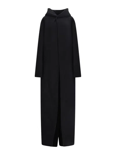 RICK OWENS ABRIGO CORTO - NEGRO