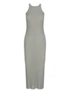 Rick Owens Maxi Sheath Dress In Green