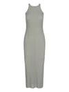 Rick Owens Maxi Sheath Dress In Green