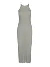 Rick Owens Maxi Sheath Dress In Green