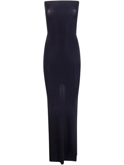 Rick Owens Maxi Skirt In Blue