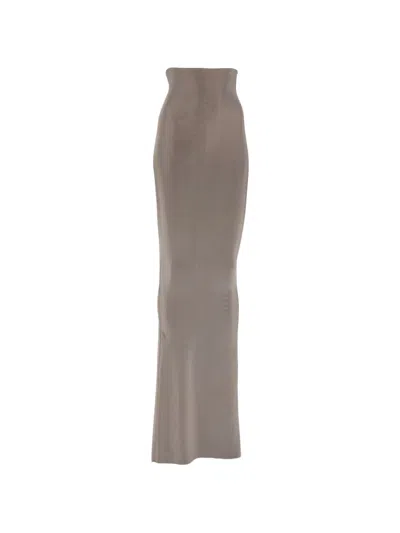 Rick Owens Skirts Blacks And Greys In Brown