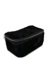 Rick Owens Medium All Around-zip Make Up Bag In Black