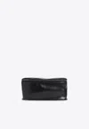 Rick Owens Medium Leather Pouch Bag In Black
