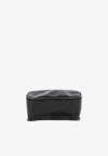 Rick Owens Medium Leather Pouch Bag In Black