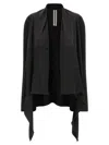 Rick Owens Medium Wrap Cardigan In Black
