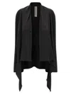 Rick Owens Medium Wrap Cardigan In Black