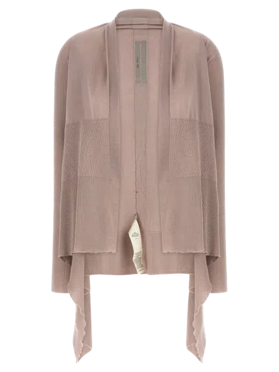Rick Owens Medium Wrap Cardigan In Pink