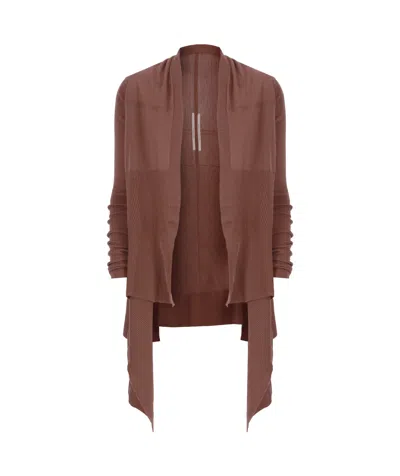 Rick Owens Medium Wrap Cardigan In Red