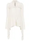 Rick Owens Medium Wrap Shirt In Neutral