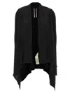 Rick Owens Draped-hem Knitted Cardigan