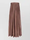 Rick Owens Floor-length Silk Dress With Elasticized Bodice