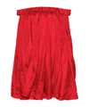 Rick Owens Medusa Silk Blouse In Red
