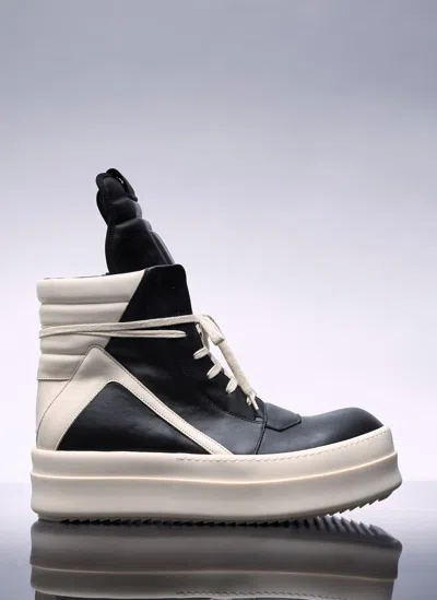 靴 Rick Owens Mega Bumper Geobasket Mega Bumper Geobasket in Black/Milk – SVRN