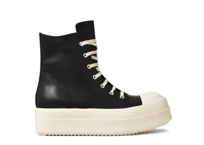 Pre-owned Rick Owens Mega Bumper Low (women's) Sneakers In Black/milk