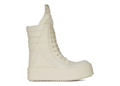 Pre-owned Rick Owens Mega Bumper Low (women's) Sneakers In Milk