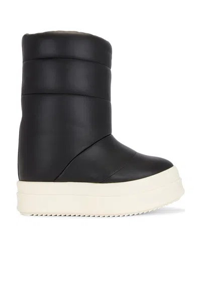 Rick Owens Mega Bumper Lunar In Black  Milk  & Milk