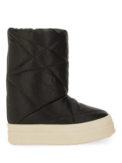 Rick Owens Boot "mega Bumper Lunar" In Black