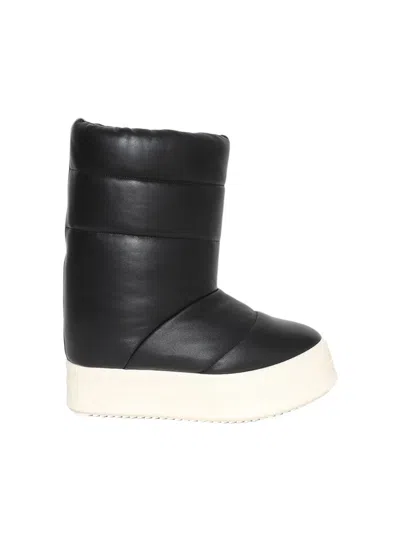 Rick Owens Mega Bumper Lunar Boots In Black