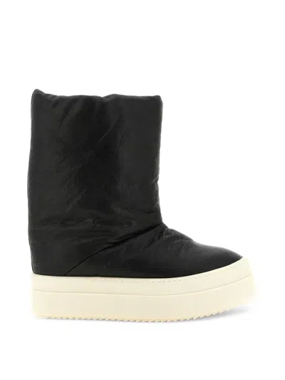 Rick Owens Lunar Bumper Ankle Platform Chunky Boots In Multi