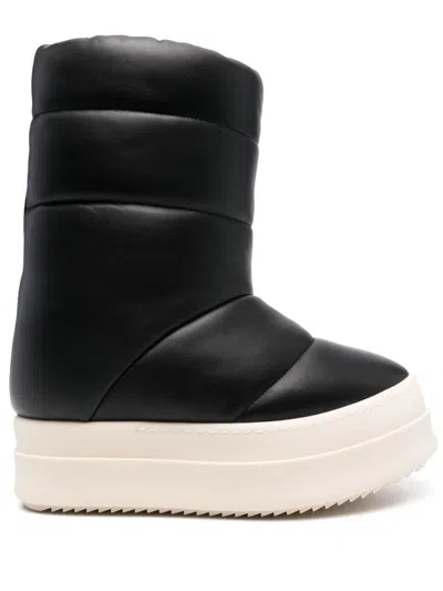 Rick Owens Black Porterville Mega Bumper Lunar Boots