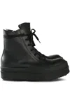 Rick Owens Black Mega Bumper Sneakers In Black