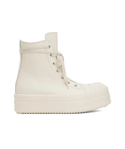 Rick Owens Mega Bumper Sneakers In White