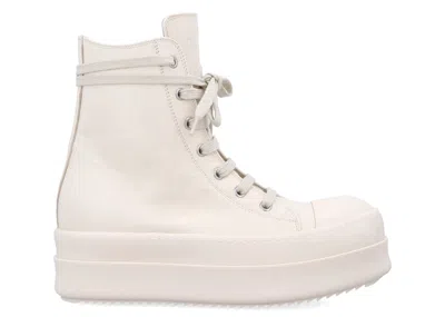 Pre-owned Rick Owens Mega Bumper Sneaks (women's) Sneakers In Milk In White