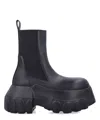 Rick Owens Beatle Mega Tractor Boots In Black