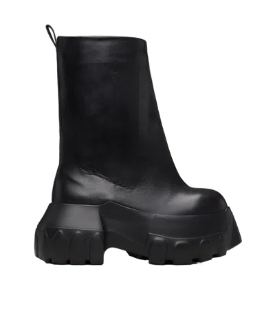 RICK OWENS MEGA TRACTOR PLATFORM BOOTS