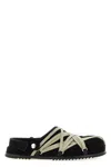 Rick Owens Concordians Megalaced Mules In Black
