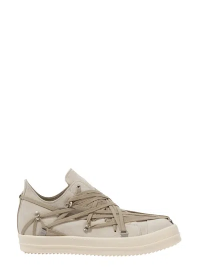 Rick Owens Megalace Sneakers In Suede In 411