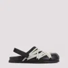 Rick Owens Megalaced Mule Shark Tooth Sole In Black