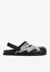 Rick Owens Megalaced Mule Shark Tooth Sole In Black