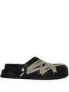 Rick Owens Concordians Megalaced Mules In Black