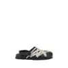 Rick Owens Megalaced Mule Shark Tooth Sole In Black